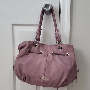 Elliott Lucca Dusty Pink Leather Shoulder Bag